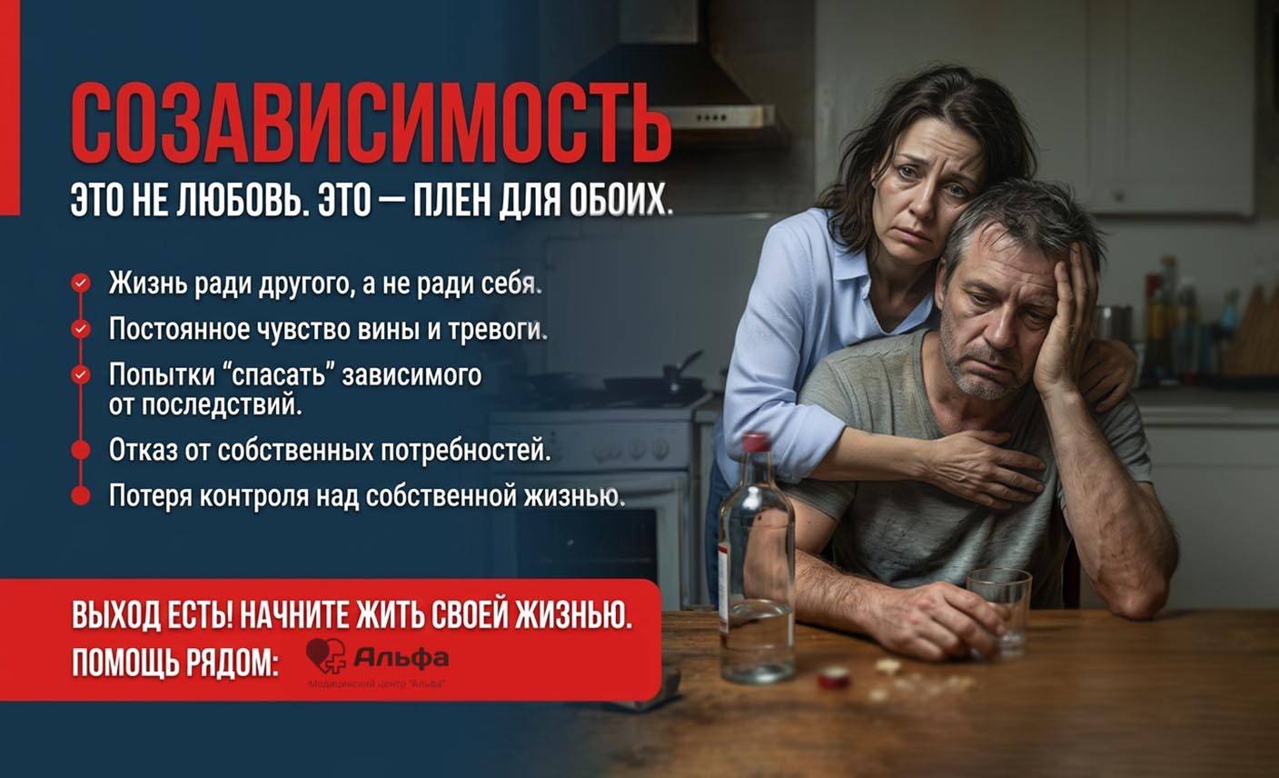 Женщина обнимает мужа алкоголика